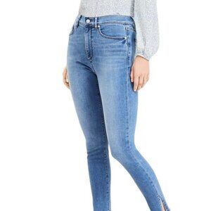 LOFT Outlet 16 NWT Skinny Ankle Curvy High Rise Women's Jeans Stretch Side Slit